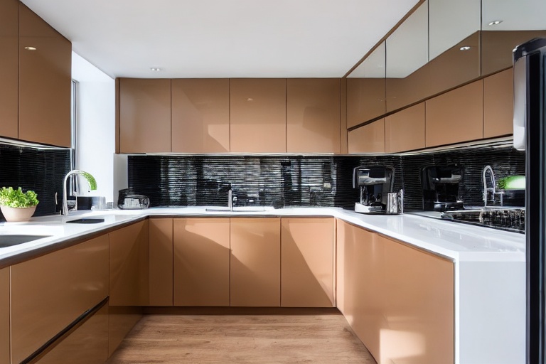 Intrahome Nefeli One 1 χρώμα Λακέ Άμμος έπιπλα κουζίνας 10 Μέτρα συνολικα τρέχον μέτρα Intrahome-65652835