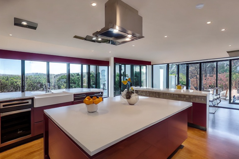Intrahome Alkyoni Modern 1 χρώμα Λακέ Μπορντό έπιπλα κουζίνας 10 Μέτρα συνολικα τρέχον μέτρα Intrahome-65652824