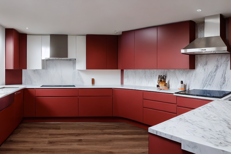 Intrahome Thalassa Living 1 χρώμα Λακέ Τερακότα έπιπλα κουζίνας 10 Μέτρα συνολικα τρέχον μέτρα Intrahome-65652806