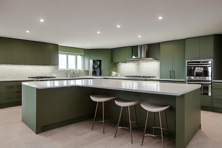 Intrahome Delphi Style 1 χρώμα Λακέ Σάλβια έπιπλα κουζίνας 10 Μέτρα συνολικα τρέχον μέτρα Intrahome-65652769