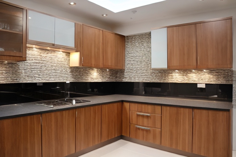 Intrahome Mykonos Home 1 χρώμα Καπλαμάς Φράξος Λευκαρισμένος έπιπλα κουζίνας 10 Μέτρα συνολικα τρέχον μέτρα Intrahome-65652747