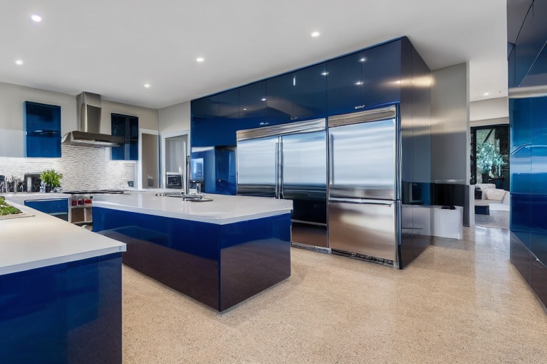 Intrahome Santorini Living 1 χρώμα Λακέ Πετρόλ έπιπλα κουζίνας 10 Μέτρα συνολικα τρέχον μέτρα Intrahome-65652726
