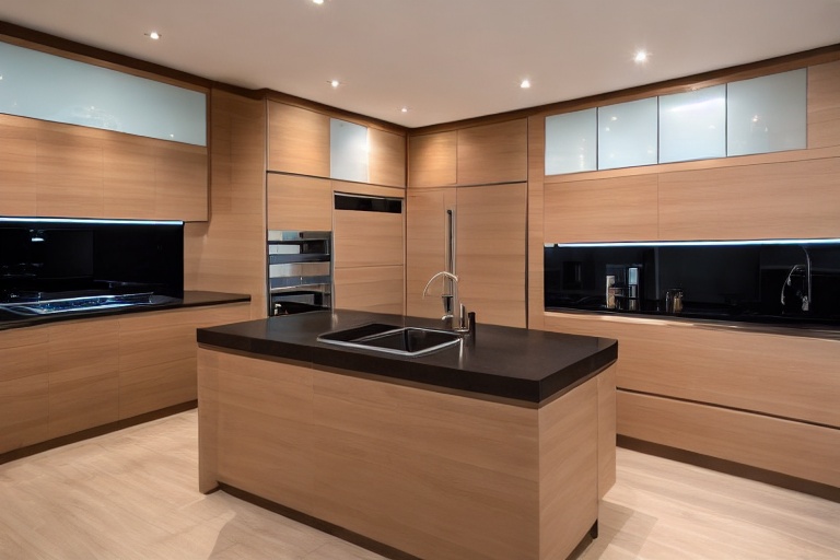 Intrahome Kyma Studio 1 χρώμα Καπλαμάς Σφενδάμι έπιπλα κουζίνας 10 Μέτρα συνολικα τρέχον μέτρα Intrahome-65652700