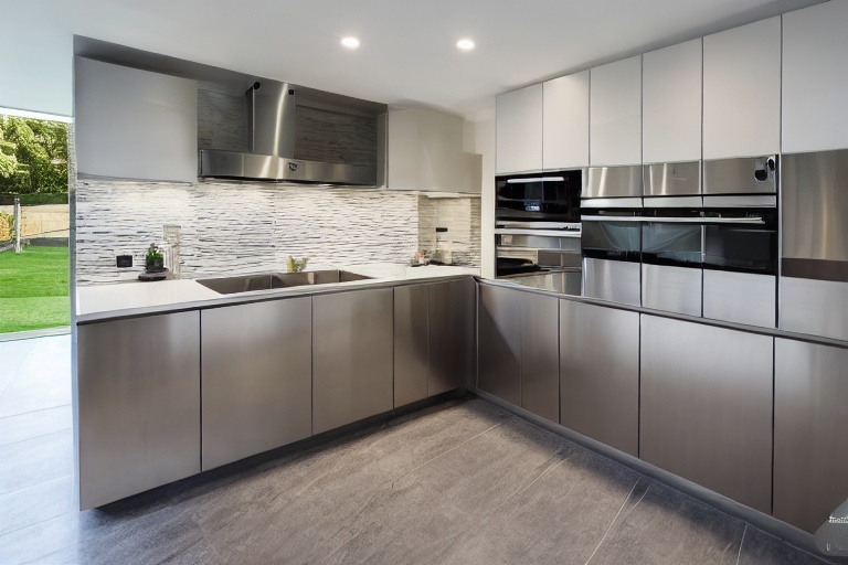 Intrahome Eterna Style 1 χρώμα Βουρτσιστό Ανοξείδωτο έπιπλα κουζίνας 10 Μέτρα συνολικα τρέχον μέτρα Intrahome-65652689