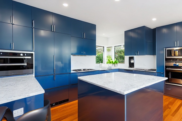 Intrahome Eterna Concept 1 χρώμα Λακέ Πετρόλ έπιπλα κουζίνας 10 Μέτρα συνολικα τρέχον μέτρα Intrahome-65652681