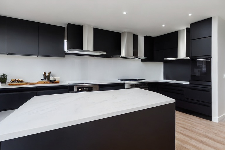 Intrahome Forma Studio 1 χρώμα Μαύρο Μεταλλικό Ματ έπιπλα κουζίνας 10 Μέτρα συνολικα τρέχον μέτρα Intrahome-65652640
