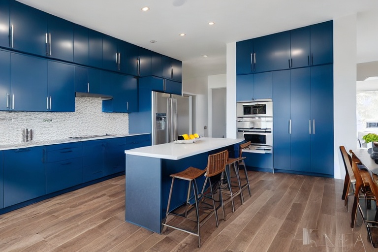 Intrahome Casa Max 1 χρώμα Λακέ Πετρόλ έπιπλα κουζίνας 10 Μέτρα συνολικα τρέχον μέτρα Intrahome-65652630