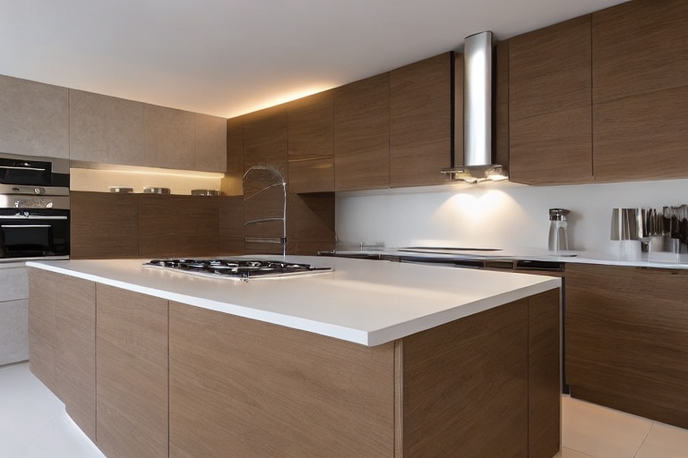 Intrahome Casa Modern 1 χρώμα Καπλαμάς Δρυς Καπνιστή έπιπλα κουζίνας 10 Μέτρα συνολικα τρέχον μέτρα Intrahome-65652624