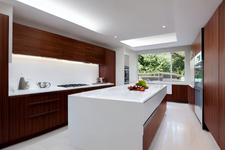 Intrahome Domus Living 1 χρώμα Λευκό Λακέ Πάνω & Καρυδιά Κάτω έπιπλα κουζίνας 10 Μέτρα συνολικα τρέχον μέτρα Intrahome-65652606