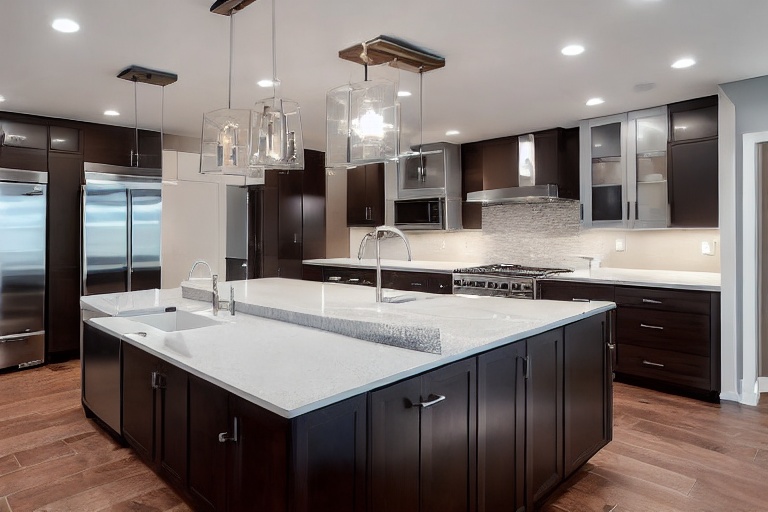Intrahome Domus Classic 1 χρώμα Νησί Καρυδιά & Γκρι Περίμετρος έπιπλα κουζίνας 10 Μέτρα συνολικα τρέχον μέτρα Intrahome-65652605