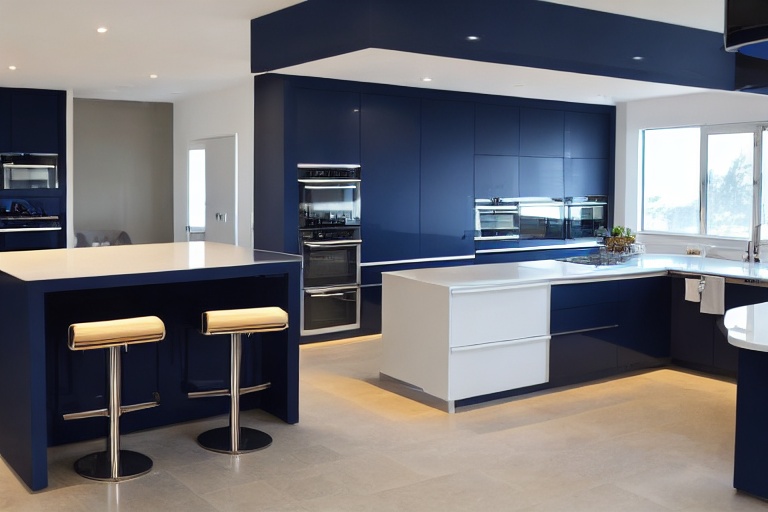 Intrahome Domus Concept 1 χρώμα Λακέ Ναυτικό Μπλε έπιπλα κουζίνας 10 Μέτρα συνολικα τρέχον μέτρα Intrahome-65652601