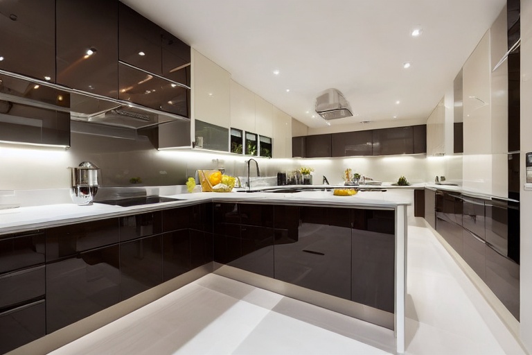 Intrahome Bella Elegance 1 χρώμα Λακέ Κρεμ Γυαλιστερό έπιπλα κουζίνας 10 Μέτρα συνολικα τρέχον μέτρα Intrahome-65652579