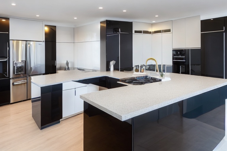Intrahome Prisma Concept 1 χρώμα Χρυσό & Σκούρο Γκρι έπιπλα κουζίνας 10 Μέτρα συνολικα τρέχον μέτρα Intrahome-65652561