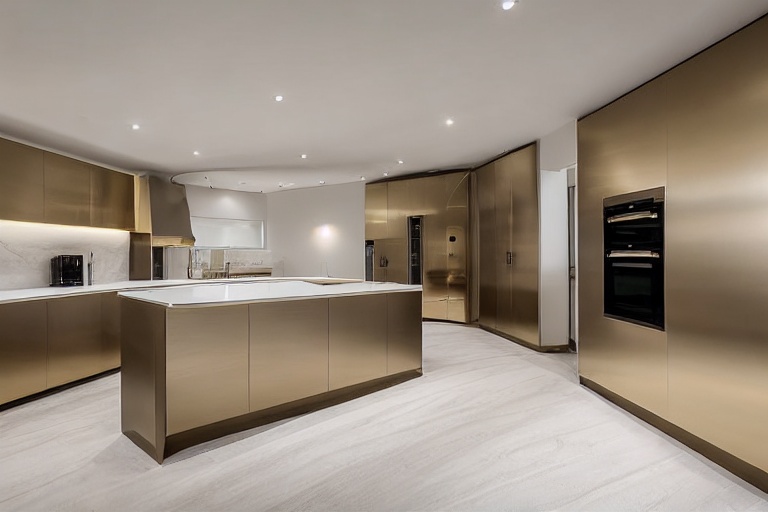 Intrahome Prisma Elegance 1 χρώμα Βουρτσιστό Χρυσό έπιπλα κουζίνας 10 Μέτρα συνολικα τρέχον μέτρα Intrahome-65652559