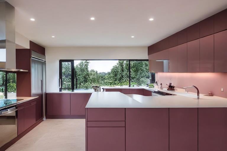Intrahome Matrix Plus 1 χρώμα Λακέ Σκονισμένο Ροζ έπιπλα κουζίνας 10 Μέτρα συνολικα τρέχον μέτρα Intrahome-65652531