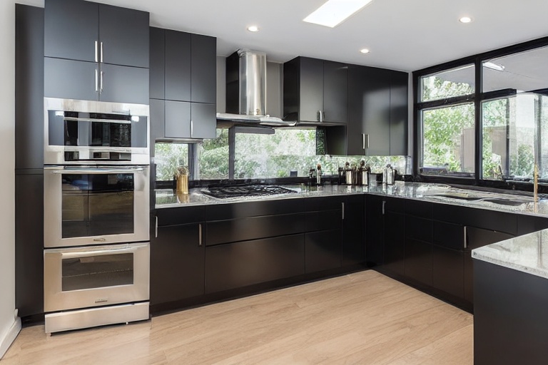 Intrahome Matrix Living 1 χρώμα Χρυσό & Σκούρο Γκρι έπιπλα κουζίνας 10 Μέτρα συνολικα τρέχον μέτρα Intrahome-65652526
