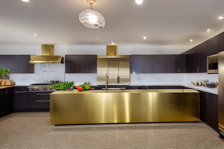 Intrahome Matrix Modern 1 χρώμα Βουρτσιστός Ορείχαλκος έπιπλα κουζίνας 10 Μέτρα συνολικα τρέχον μέτρα Intrahome-65652524