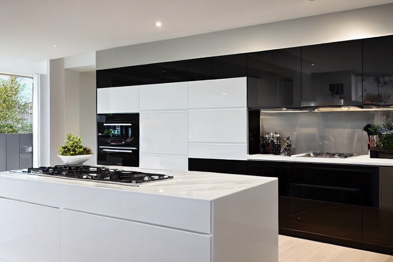 Intrahome Matrix Concept 1 χρώμα Λακέ Λευκό Γυαλιστερό έπιπλα κουζίνας 10 Μέτρα συνολικα τρέχον μέτρα Intrahome-65652521