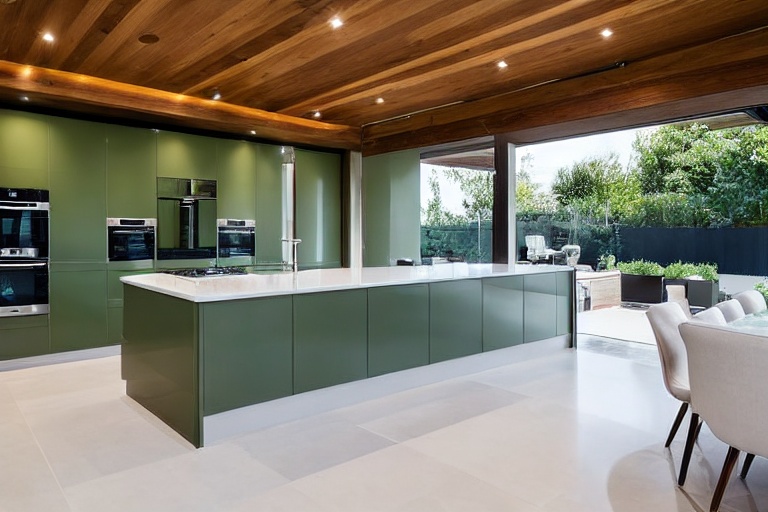 Intrahome Opal Style 1 χρώμα Λακέ Πράσινο Δάσους έπιπλα κουζίνας 10 Μέτρα συνολικα τρέχον μέτρα Intrahome-65652509