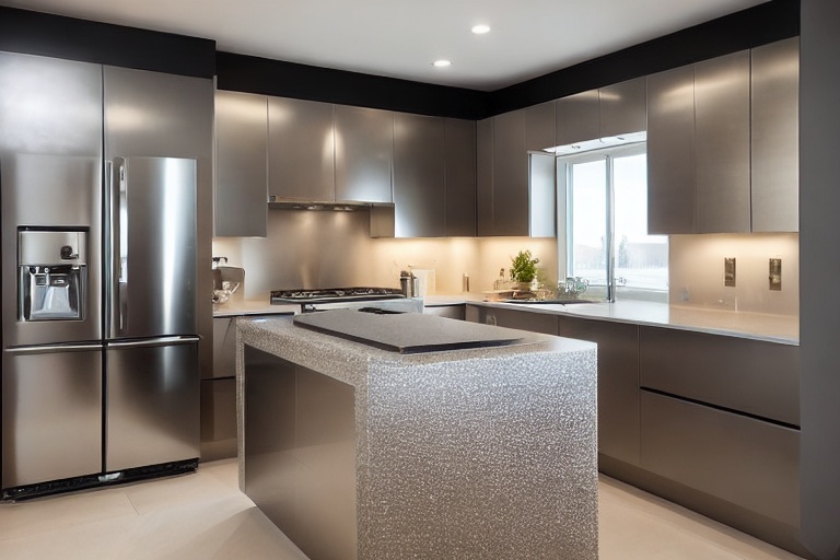 Intrahome Opal Home 1 χρώμα Γυαλιστερό Ανοξείδωτο έπιπλα κουζίνας 10 Μέτρα συνολικα τρέχον μέτρα Intrahome-65652507