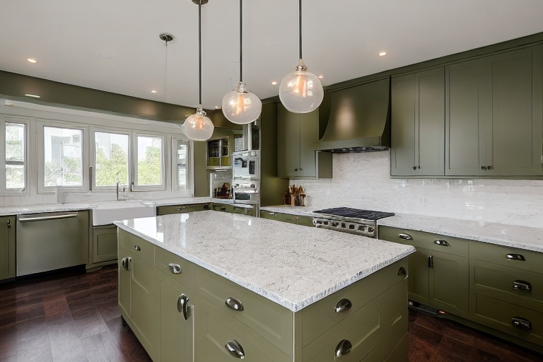Intrahome Opal Elegance 1 χρώμα Λακέ Λαδί έπιπλα κουζίνας 10 Μέτρα συνολικα τρέχον μέτρα Intrahome-65652499