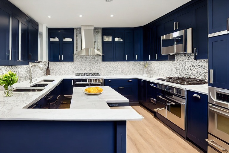 Intrahome Pearl Classic 1 χρώμα Νησί Μπλε & Λευκό Περίμετρος έπιπλα κουζίνας 10 Μέτρα συνολικα τρέχον μέτρα Intrahome-65652465
