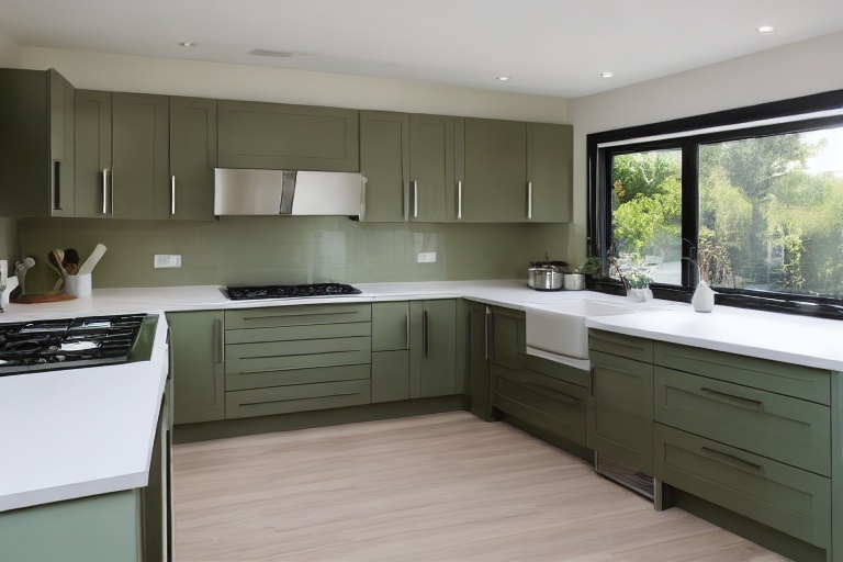 Intrahome Pearl Studio 1 χρώμα Σάλβια Πάνω & Δρυς Κάτω έπιπλα κουζίνας 10 Μέτρα συνολικα τρέχον μέτρα Intrahome-65652460