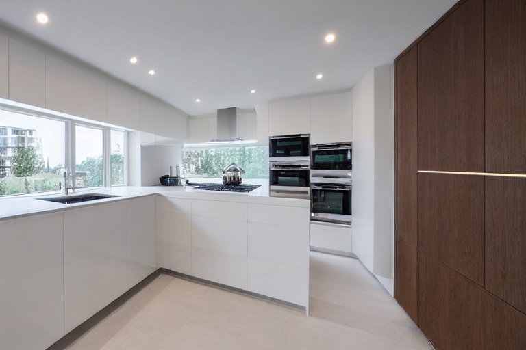 Intrahome Verona Lux 2 χρώμα Εφέ Λευκού Μαρμάρου έπιπλα κουζίνας 10 Μέτρα συνολικα τρέχον μέτρα Intrahome-65652433