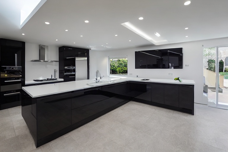 Intrahome Siena Concept 2 χρώμα Λακέ Λευκό Γυαλιστερό έπιπλα κουζίνας 10 Μέτρα συνολικα τρέχον μέτρα Intrahome-65652381