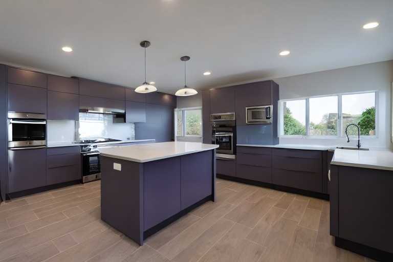 Intrahome Siena Lux 2 χρώμα Λακέ Λεβάντα έπιπλα κουζίνας 10 Μέτρα συνολικα τρέχον μέτρα Intrahome-65652373