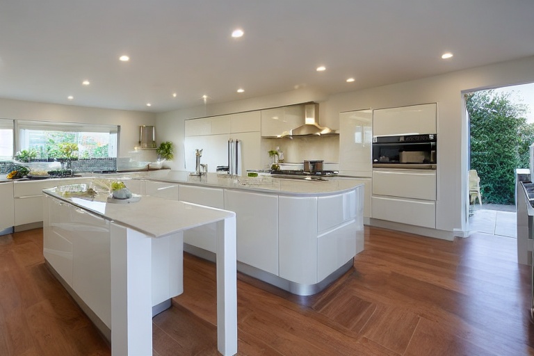 Intrahome Modena Lux 2 χρώμα Λακέ Κρεμ Γυαλιστερό έπιπλα κουζίνας 10 Μέτρα συνολικα τρέχον μέτρα Intrahome-65652353