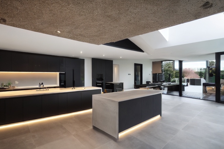 Intrahome Napoli Living 2 χρώμα Εφέ Τσιμέντου έπιπλα κουζίνας 10 Μέτρα συνολικα τρέχον μέτρα Intrahome-65652326