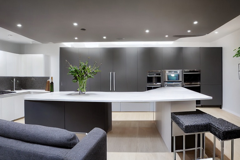 Intrahome Napoli Modern 2 χρώμα Γκρι Μεταλλικό έπιπλα κουζίνας 10 Μέτρα συνολικα τρέχον μέτρα Intrahome-65652324