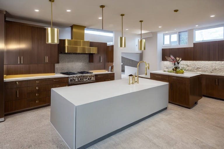 Intrahome Roma Design 2 χρώμα Βουρτσιστός Ορείχαλκος έπιπλα κουζίνας 10 Μέτρα συνολικα τρέχον μέτρα Intrahome-65652308
