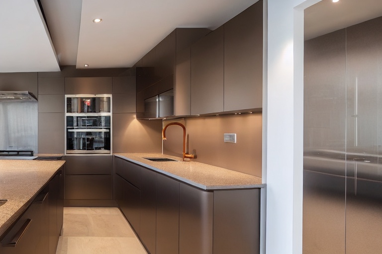 Intrahome Roma Home 2 χρώμα Βουρτσιστό Χάλκινο έπιπλα κουζίνας 10 Μέτρα συνολικα τρέχον μέτρα Intrahome-65652307