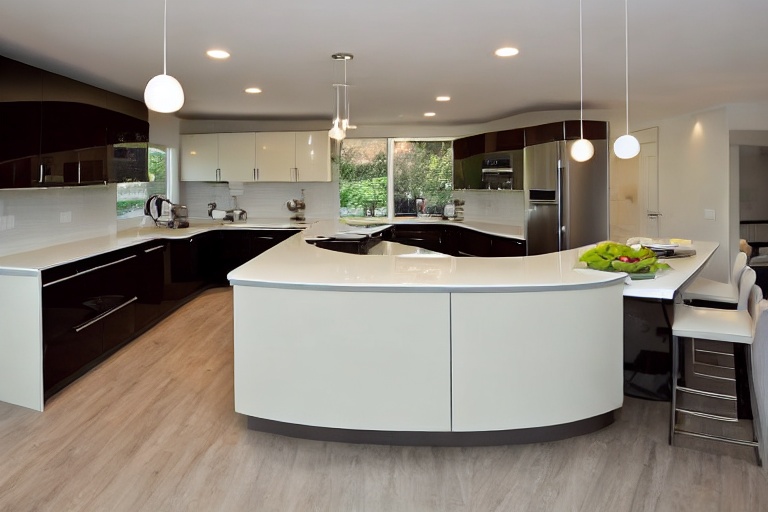 Intrahome Roma Modern 2 χρώμα Λακέ Κρεμ Γυαλιστερό έπιπλα κουζίνας 10 Μέτρα συνολικα τρέχον μέτρα Intrahome-65652304