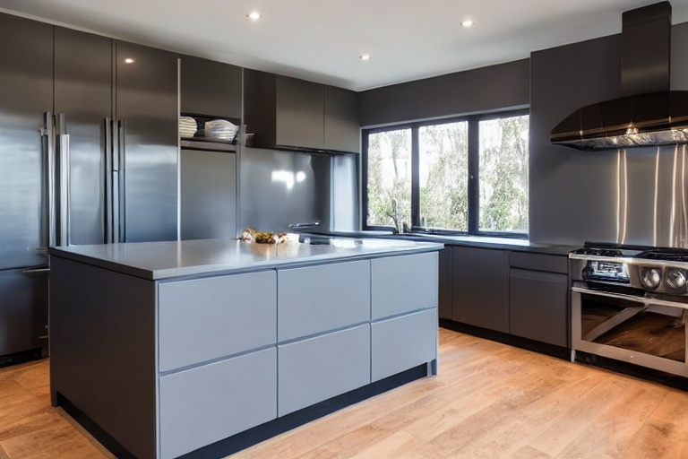 Intrahome Aria Living 2 χρώμα Γκρι Μεταλλικό έπιπλα κουζίνας 10 Μέτρα συνολικα τρέχον μέτρα Intrahome-65652226