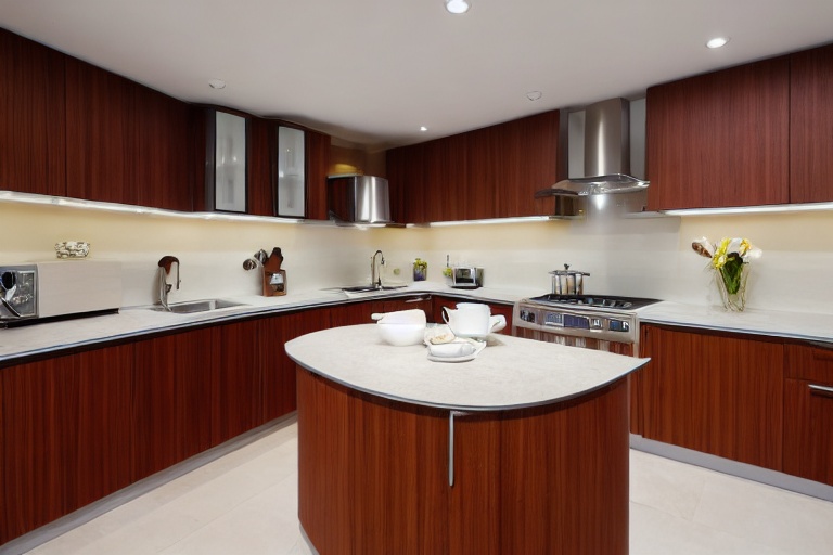 Intrahome Aria Classic 2 χρώμα Καπλαμάς Teak έπιπλα κουζίνας 10 Μέτρα συνολικα τρέχον μέτρα Intrahome-65652225