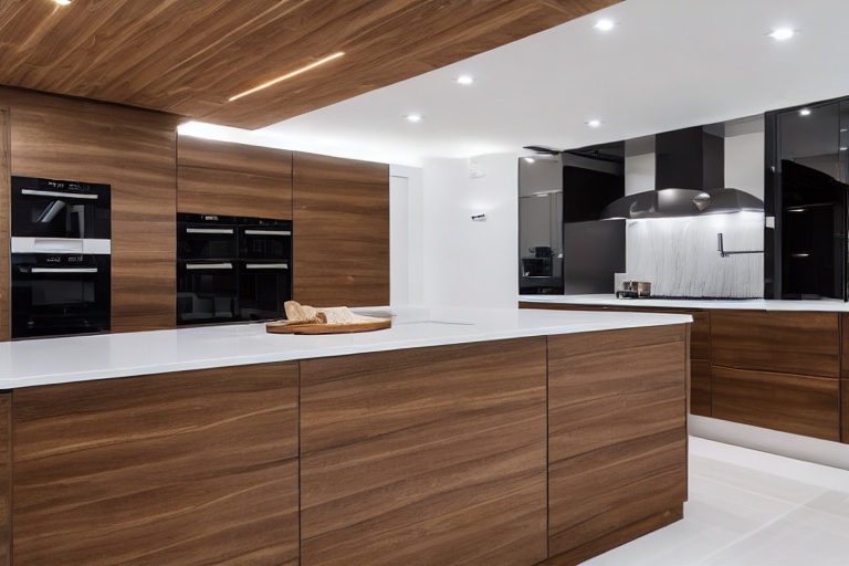 Intrahome Aria Modern 2 χρώμα Καπλαμάς Σημύδα έπιπλα κουζίνας 10 Μέτρα συνολικα τρέχον μέτρα Intrahome-65652224