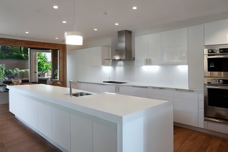 Intrahome Aria Select 2 χρώμα Λακέ Λευκό Ματ έπιπλα κουζίνας 10 Μέτρα συνολικα τρέχον μέτρα Intrahome-65652223