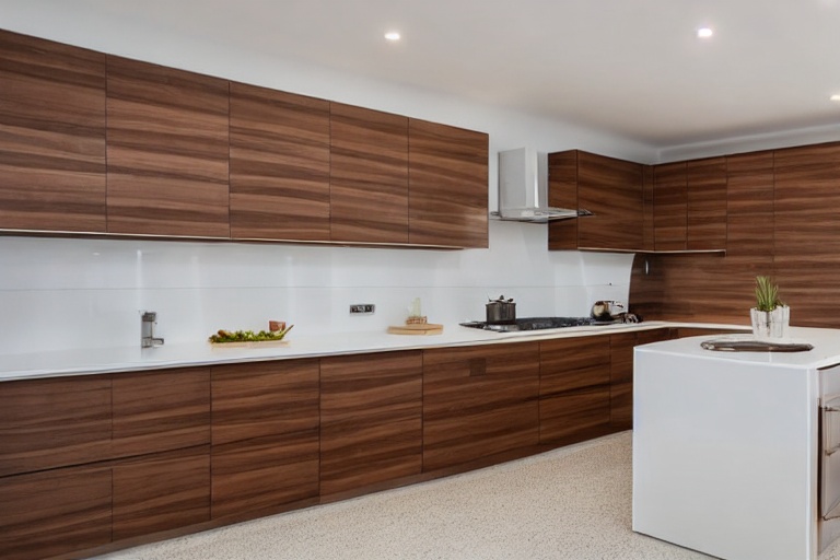 Intrahome Aria One 2 χρώμα Καπλαμάς Καρυδιά έπιπλα κουζίνας 10 Μέτρα συνολικα τρέχον μέτρα Intrahome-65652215