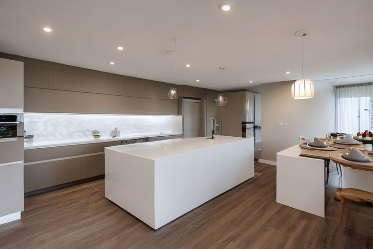 Intrahome Urban Plus 2 χρώμα Λακέ Μπεζ Ανοιχτό έπιπλα κουζίνας 10 Μέτρα συνολικα τρέχον μέτρα Intrahome-65652171