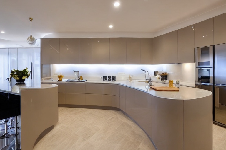 Intrahome Urban Max 2 χρώμα Λακέ Μπεζ Ανοιχτό έπιπλα κουζίνας 10 Μέτρα συνολικα τρέχον μέτρα Intrahome-65652170
