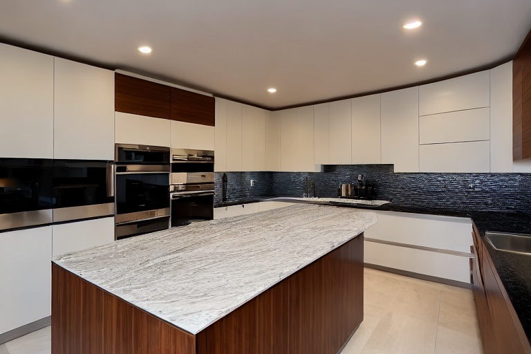 Intrahome Urban Smart 2 χρώμα Κρεμ Πάνω & Ξύλο Κάτω έπιπλα κουζίνας 10 Μέτρα συνολικα τρέχον μέτρα Intrahome-65652156