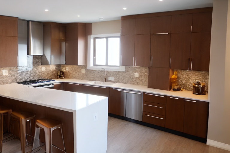 Intrahome Loft Design 2 χρώμα Βουρτσιστό Χάλκινο έπιπλα κουζίνας 10 Μέτρα συνολικα τρέχον μέτρα Intrahome-65652148