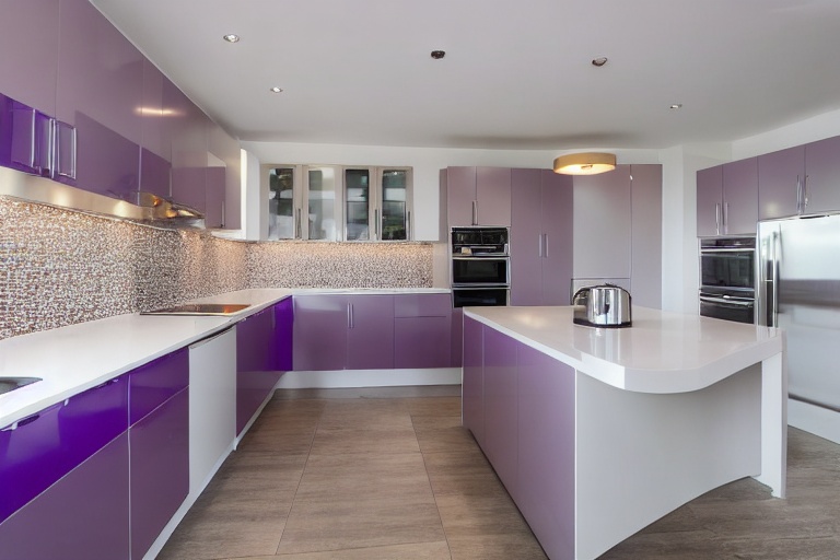 Intrahome Loft Living 2 χρώμα Λακέ Λεβάντα έπιπλα κουζίνας 10 Μέτρα συνολικα τρέχον μέτρα Intrahome-65652146