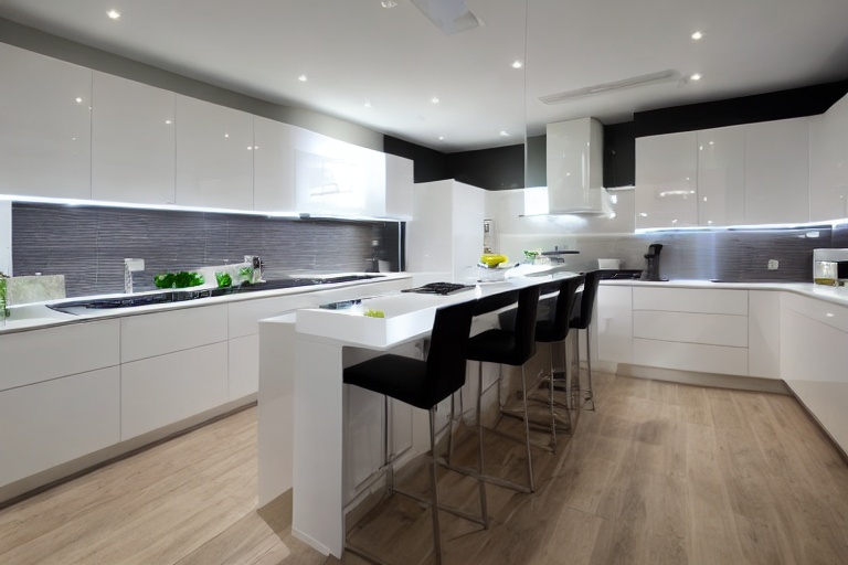 Intrahome Scandi Home 2 χρώμα Λακέ Λευκό Γυαλιστερό έπιπλα κουζίνας 10 Μέτρα συνολικα τρέχον μέτρα Intrahome-65652107
