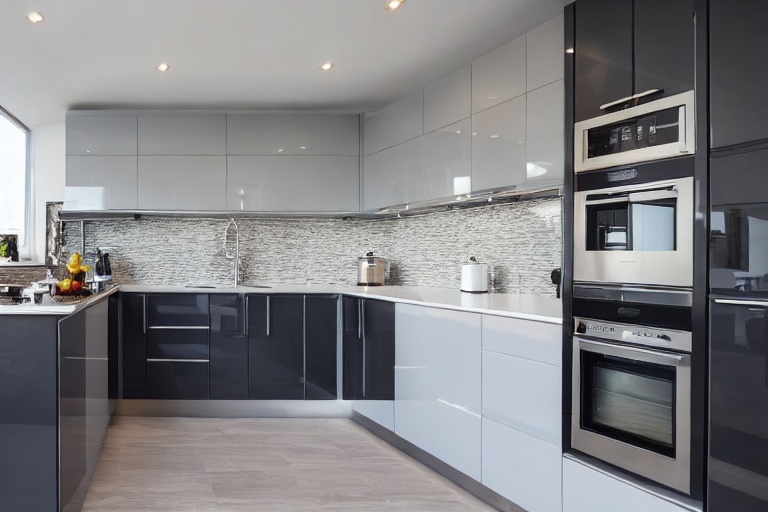 Intrahome Scandi Art 2 χρώμα Λακέ Γκρι Μεσαίο έπιπλα κουζίνας 10 Μέτρα συνολικα τρέχον μέτρα Intrahome-65652097
