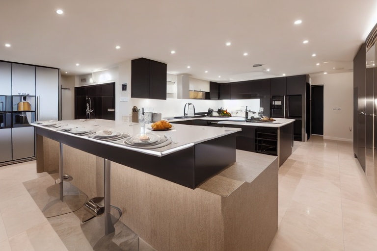 Intrahome Aster Living 2 χρώμα Λακέ Άμμος έπιπλα κουζίνας 10 Μέτρα συνολικα τρέχον μέτρα Intrahome-65652086