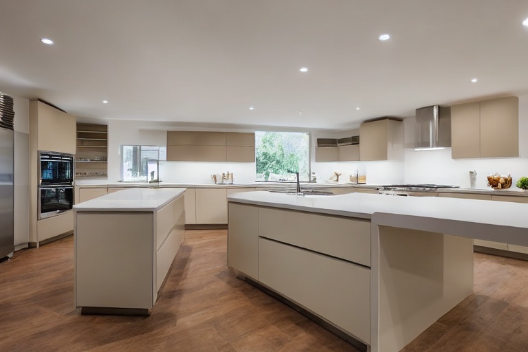 Intrahome Bianca Design 2 χρώμα Λακέ Μπεζ Ανοιχτό έπιπλα κουζίνας 10 Μέτρα συνολικα τρέχον μέτρα Intrahome-65652068